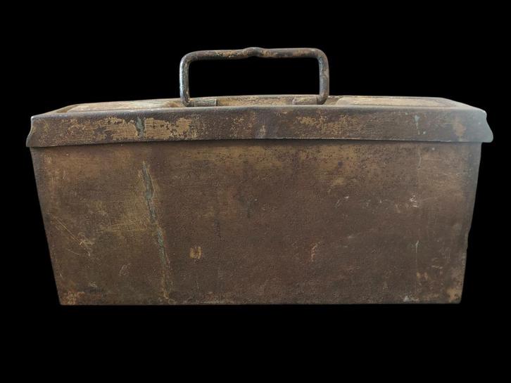 Duitse WH WW2 MG tan kist., Collections, Objets militaires | Seconde Guerre mondiale, Enlèvement ou Envoi