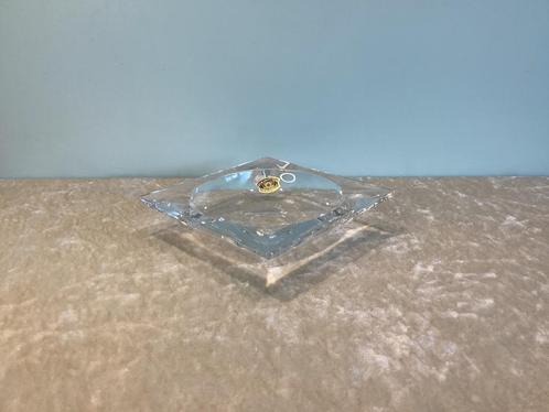 Asbakje in helder kristal Val Saint Lambert. VSL042/E., Antiek en Kunst, Antiek | Glaswerk en Kristal, Ophalen