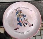 Plat Jemmapes 1792 en céramique de dour signe Georges jori, Enlèvement ou Envoi