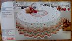 NIEUW rond TAFELKLEED + 8 servetten, Huis en Inrichting, Ophalen of Verzenden, Nieuw, Rond, Binnen
