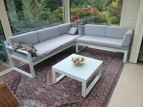 Loungeset, Jardin & Terrasse, Ensembles de jardin, Neuf, Sets de jardin, 5 places, Banque, Table d'appoint, Enlèvement ou Envoi