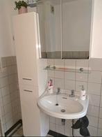 Badkamer Kolomkast + Spiegelkast met lamp, Ophalen, Zo goed als nieuw