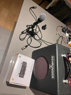 Shure SM58, Audio Interface mic preamplifier, versterker, Ophalen, Zo goed als nieuw