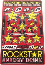 Rockstar One Industies stickervel #2, Collections, Autocollants, Envoi, Neuf