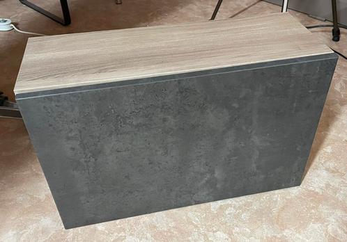 3 Ikea Bestå wandkastjes - Walnoot/Betonlook, Huis en Inrichting, Kasten | Wandmeubels, Nieuw, Minder dan 100 cm, Minder dan 150 cm