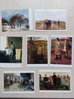 7 postkaarten beroemde kunstschilders, Verzamelen, Verzenden