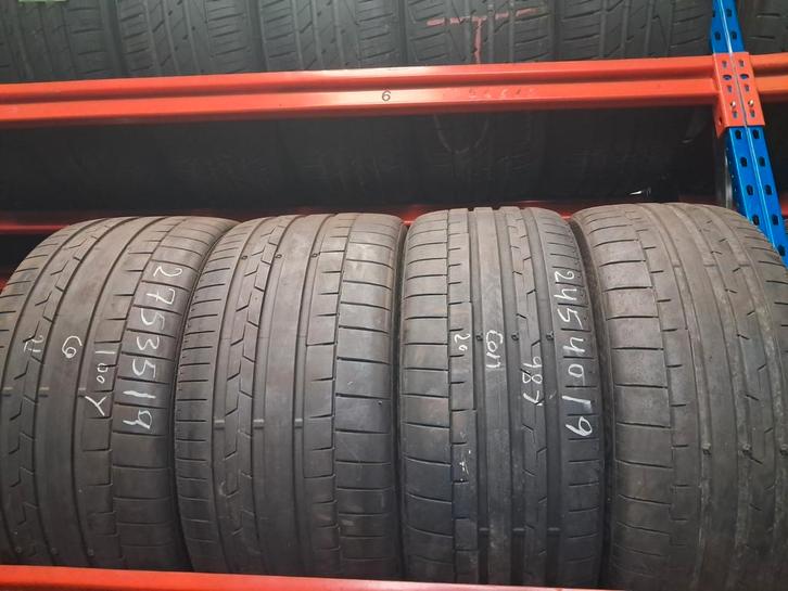 2753519 2454019 275/35R19 245/40R19 zomer Continental, Auto diversen, Autosport-onderdelen, Zo goed als nieuw, Ophalen