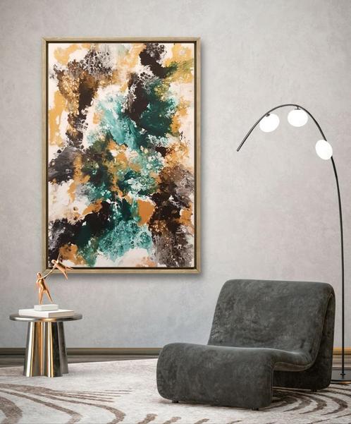Moderen uniek schilderij, Antiek en Kunst, Kunst | Schilderijen | Abstract, Ophalen of Verzenden