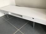 Salontafel stevig hout-functioneel-L141xH33xB47cm, Ophalen of Verzenden, Zo goed als nieuw