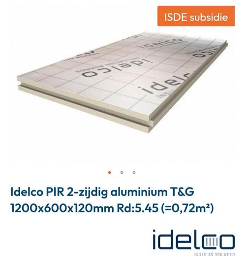 Te koop  Isolatieplaten(12cm dik)  Roof LE 2400 x 1200 x 120, Doe-het-zelf en Bouw, Isolatie en Afdichting, Nieuw, Vloerisolatie
