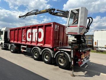 LAG 3-AXLES ALU BOX + CRANE JONSORED 1090 DT-CORTO + CABIN - beschikbaar voor biedingen