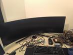 Samsung odyssey G9 49 inch super ultra wide, Zo goed als nieuw, DisplayPort, Samsung, 201 Hz of meer