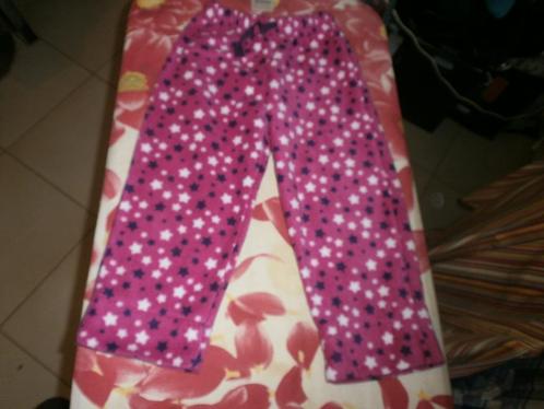 Pantalon de pyjama rose foncé à étoiles 3 - 4 ans, Kinderen en Baby's, Kinderkleding | Maat 104, Gebruikt, Meisje, Nacht- of Onderkleding