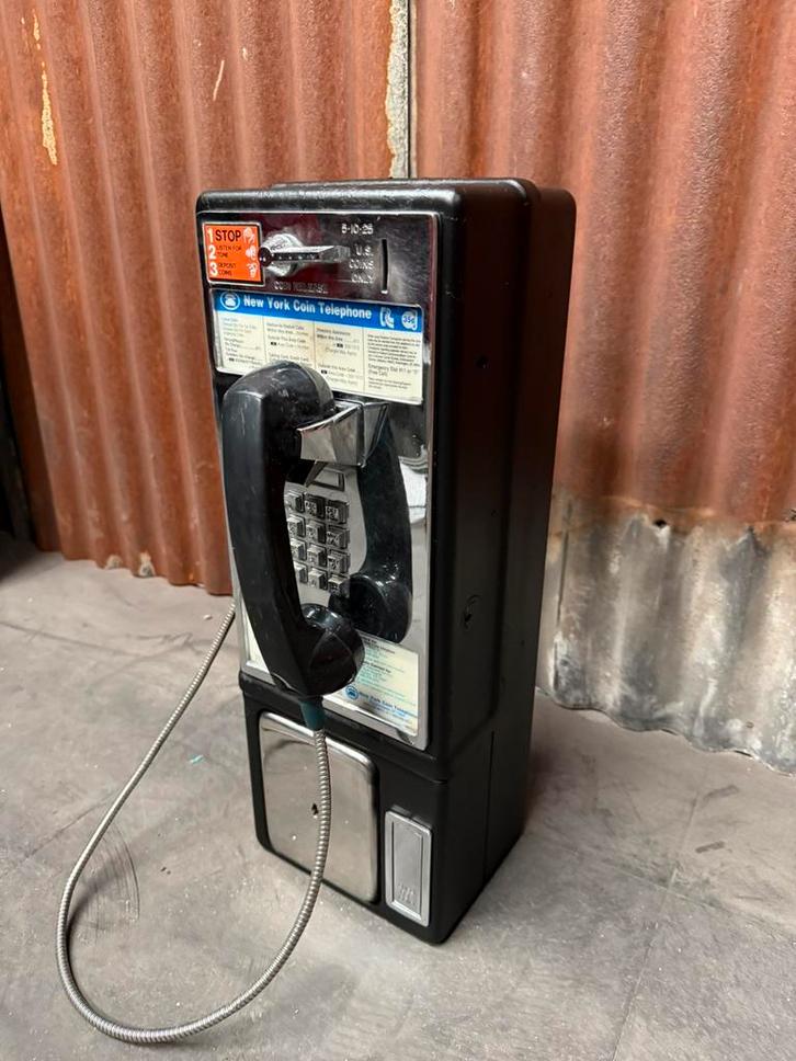 Amerikaanse openbare telefoon New York-VS telefooncel, Verzamelen, Merken en Reclamevoorwerpen, Verpakking, Ophalen