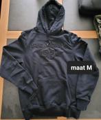 Donkerblauwe heren hoodie maat M, Blauw, Maat 48/50 (M), Ophalen of Verzenden, Zo goed als nieuw