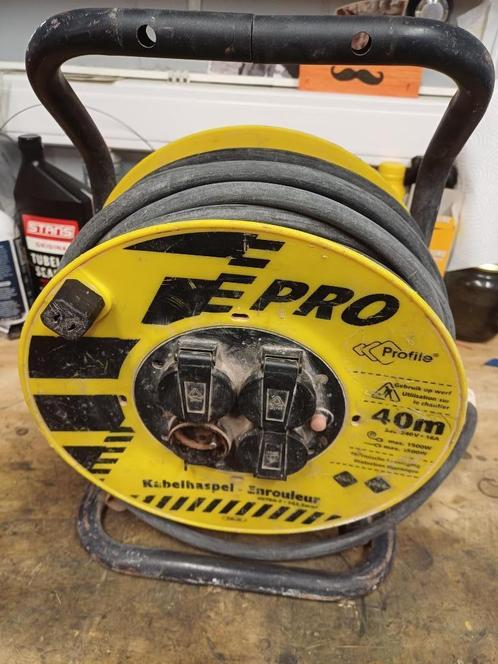 Professionele kabelhaspels, Doe-het-zelf en Bouw, Elektriciteit en Kabels, Gebruikt, Kabel of Snoer, Ophalen