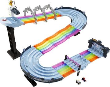 Circuit arc en ciel Mario kart+véhicule, Autres marques, Enlèvement, À monter soi-même, Circuit