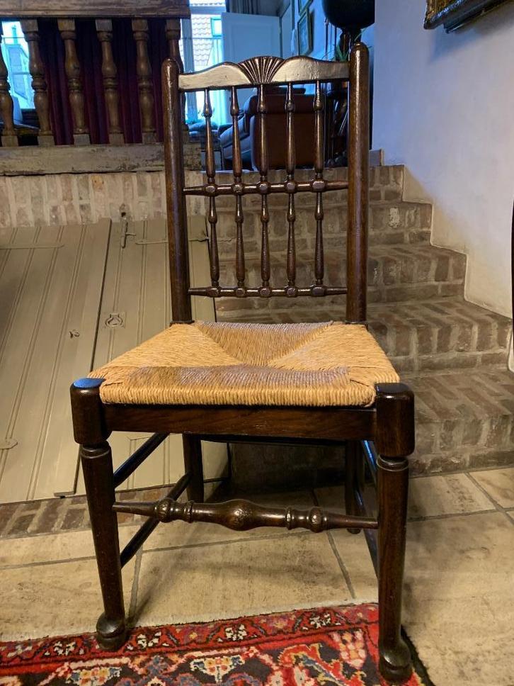 Stoelen, Huis en Inrichting, Stoelen, Zo goed als nieuw, Vijf, Zes of meer stoelen, Hout, Riet of Rotan, Bruin, Ophalen