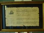 Reçu maritime 1832, Collections, Enlèvement, Avant 1940, Comme neuf, Autres sujets/thèmes