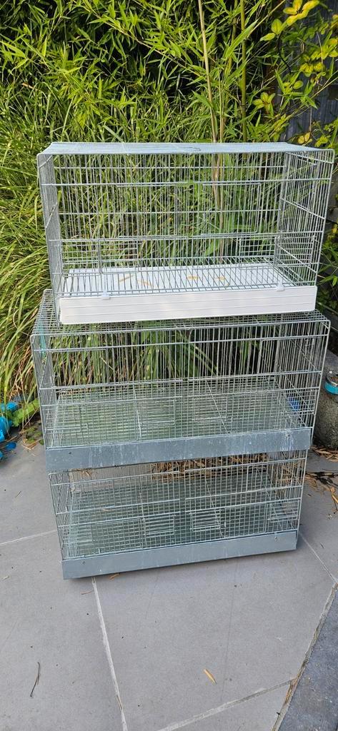 Lot cage, Dieren en Toebehoren, Vogels | Hokken en Kooien, Gebruikt, Broedkooi of Kweekkooi, Metaal, Ophalen