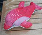 Schattige roze dolfijn met pailletjes, Ophalen of Verzenden, Zo goed als nieuw