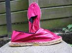 Espadrilles rose satin T38 neuves, Nieuw, Sans marque, Ophalen of Verzenden, Roze