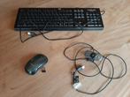 Toetsenbord, muis en webcam, Computers en Software, Toetsenborden, Ophalen, Gebruikt