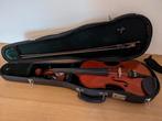 Volledig gereviseerde 4/4 viool met koffer en boog, Muziek en Instrumenten, 4/4-viool, Gebruikt, Met koffer, Viool