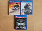 Jeux PS4 Playstation 4 : Mafia / Batman Arkham Knight, Comme neuf, Enlèvement ou Envoi