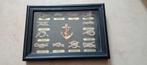 Cadre collection de noeuds et insigne de la marine, Collections, Enlèvement ou Envoi, Comme neuf, Autres types