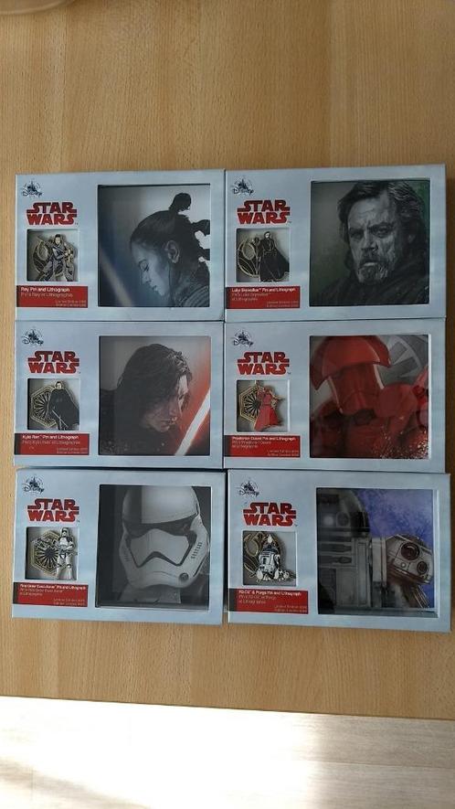 Star Wars Pins en Litograph Set Limited Edition New, Collections, Star Wars, Neuf, Autres types, Enlèvement ou Envoi