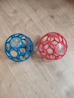 O Ball - rammelaar  rood en blauw - setje, Ophalen of Verzenden, Gebruikt, Rammelaar