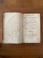 Rare, livre de chimie de 1796, Jean-Antoine Chaptal, tome 3, Enlèvement