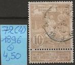 Belgie zegel [o] OBP 72 (4) Wereldtentoonstelling Brussel -, Postzegels en Munten, Postzegels | Europa | België, Ophalen
