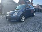 Suzuki Swift 1.3 benzine, 124.000 km, airco, Auto's, Lederen bekleding, Zwart, 1328 cc, Blauw
