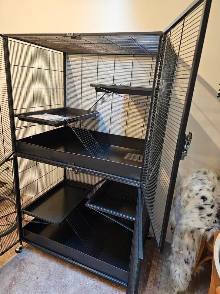 KEDDOC penthouse rattenkooi top & bottom, Dieren en Toebehoren, Knaagdieren en Konijnen | Hokken en Kooien, Zo goed als nieuw