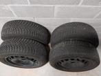 Set van 4 winterbanden met stalen velgen, Auto-onderdelen, Ophalen, Gebruikt, 16 inch, Banden en Velgen