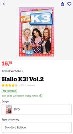 Hallo K3 - Volume 2! DVD Van Hallo K3!, CD & DVD, DVD | Enfants & Jeunesse, Comme neuf, TV fiction, Tous les âges, Enlèvement ou Envoi