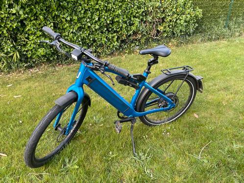 Stromer ST2 sport - large blue 814WH (2022), Fietsen en Brommers, Elektrische fietsen, Zo goed als nieuw, Stromer, 50 km per accu of meer