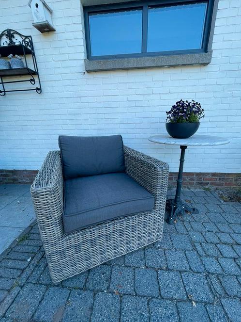 Lounge tuinstoel zetel - prima staat - wicker- geen schade, Tuin en Terras, Tuinsets en Loungesets, Gebruikt, Wicker, Stoel, Ophalen