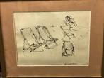 Hv wolvens. Recto verso (2), Antiek en Kunst, Kunst | Schilderijen | Klassiek, Ophalen of Verzenden