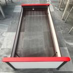 Eenpersoonsbed, Huis en Inrichting, Slaapkamer | Bedden, Gebruikt, 90 cm, Eenpersoons, Grijs