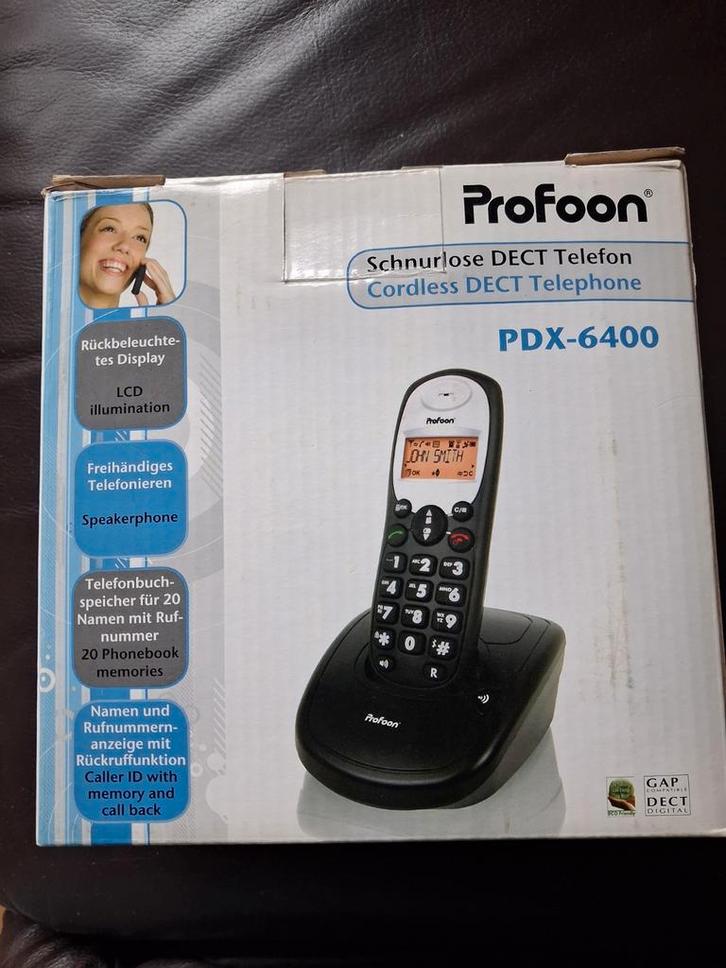 Profoon PDX 6400 Nieuw in originele verpakking, Télécoms, Téléphones fixes | Combinés & sans fil, Enlèvement