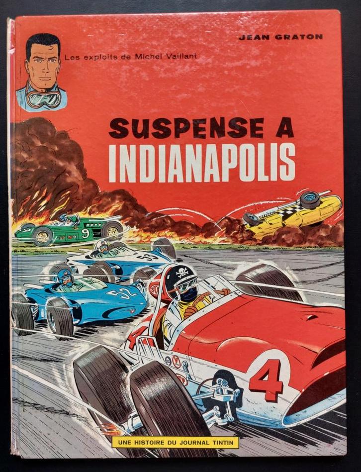 MICHEL VAILLANT 1966 EO suspense à  Indianapolis bon état, Livres, BD, Enlèvement ou Envoi
