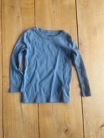 T-shirt lange mouw blauw maat 98/104, H&m, Comme neuf, Fille, Chemise ou À manches longues