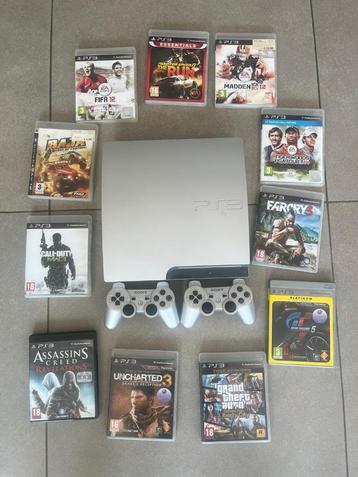 Play Station 3 met 11 games beschikbaar voor biedingen