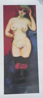 Affiche Kees Van Dongen "La Jarretière Violette", Antiek en Kunst, Ophalen of Verzenden