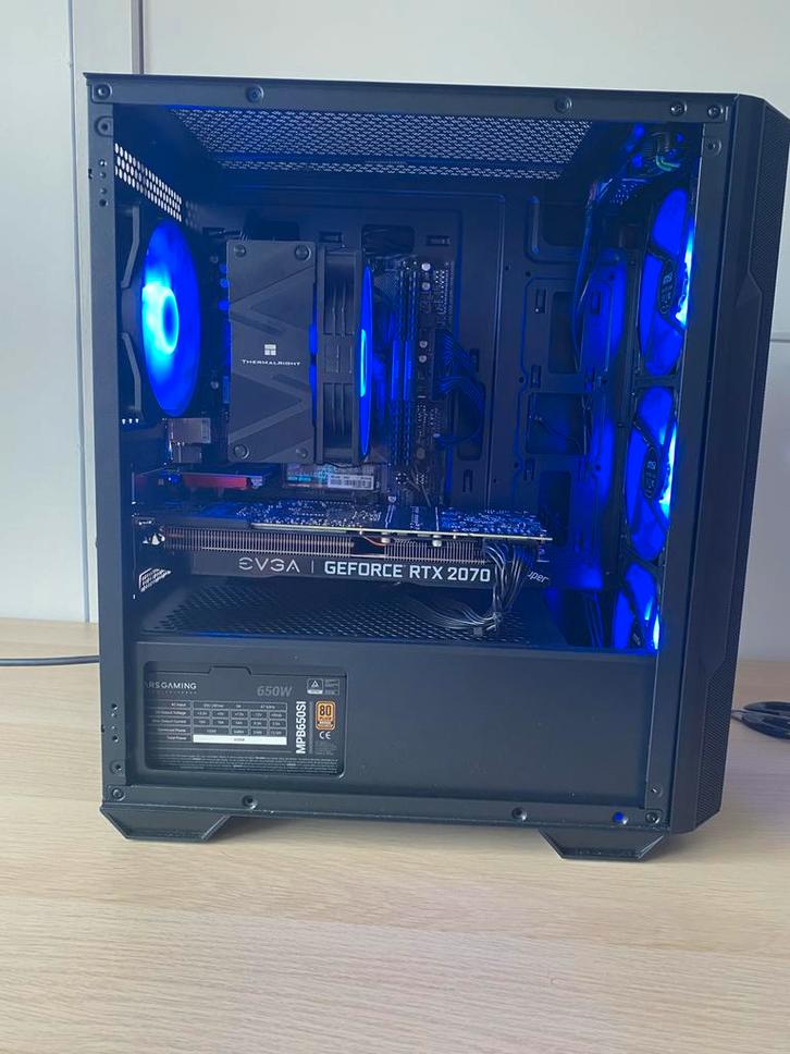 Pc gamer msi RTX 2070 super ,, Computers en Software, Desktop Pc's, Zo goed als nieuw, 4 Ghz of meer, SSD, 16 GB, Met videokaart