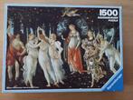 puzzle 1500 pièces - Ravensburger -Botticelli "Le printemps", Comme neuf, 500 à 1500 pièces, Puzzle, Enlèvement ou Envoi