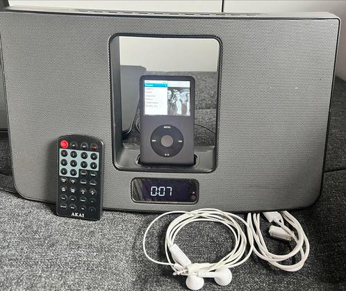 iPod Classic 120GB + speaker + accesoires, Audio, Tv en Foto, Mp3-spelers | Accessoires | Apple iPod, Zo goed als nieuw, Speaker